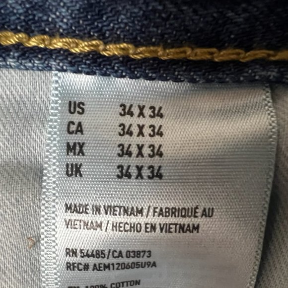 American Eagle Men's Jeans Size 34Wx34L - Picture 4 of 9